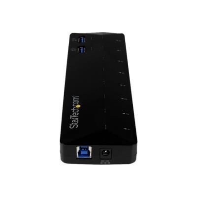 StarTech.com 10-Poorts USB 3.0 Hub met oplaad en sync poort - 2 x 1.5A poorten - Desktop USB Hub en Fast Charging oplaadstation - gedeelde switch voor USB-randapparatuur - 10 poorten