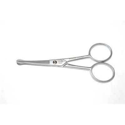 ERGON’ BEAUTY - Ciseaux poils du nez qualité professionnelle 11 cm taille 4 acier inox satiné