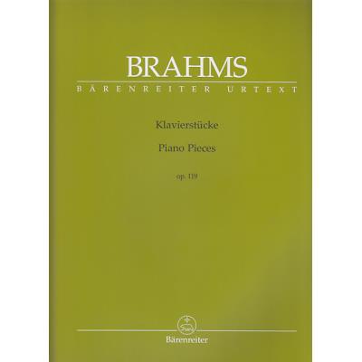 Partitions classique BARENREITER BRAHMS - KLAVIERSTÜCKE OP.119 Piano