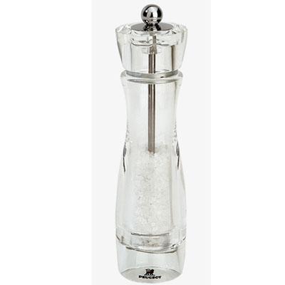 Peugeot - Moulin à sel manuel transparent 23 cm