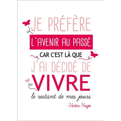 Carte postale typo vivre - kiub