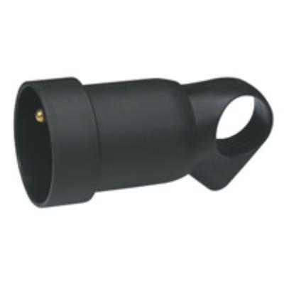 LEGRAND Fiche femelle Annela - 2 phases + terre - noir