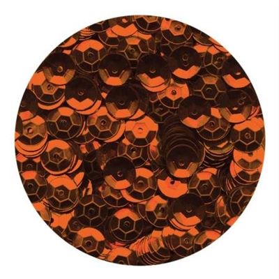 Sequins 6mm Orange x 500