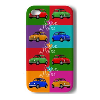 Coque Akashi Apple iPhone 4 / 4S Love Italia + protection écran