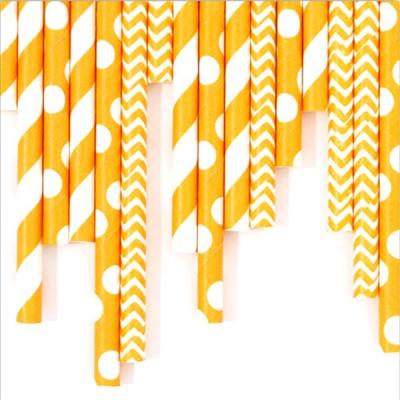 Pailles orange