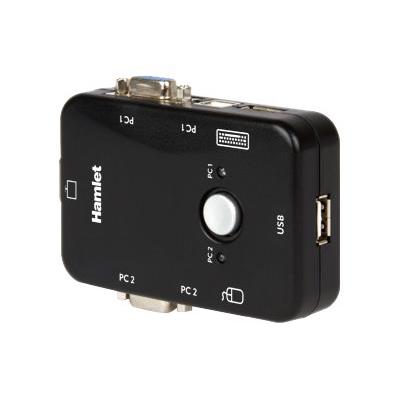 Hamlet Smart Control Switch HNKVM3U - commutateur KVM - 3 ports - Ordinateur de bureau