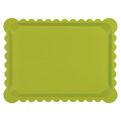PLATEX 104030027D PLATEAU STRATIFIÉ DENTELLE VERT