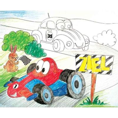 Ursus set de table à colorier voiture de course 24700000