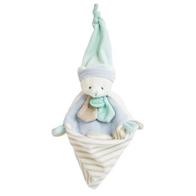 Baby nat' les tendres doudou forme ourson bleu