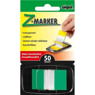 Sigel index repositionnable z-marker film color-tip vert hn493