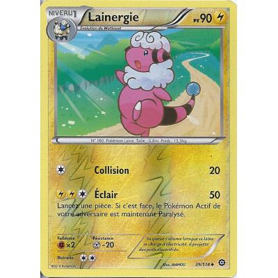 Acheter Carte Pokemon - XY11 - Offensive Vapeur - Lainergie - PV 90 - 39/114 - Holo Reverse - VF État correct - 16,00 € Carte Pokemon - XY11 - Offensive Vapeur - Lainergie - PV 90 - 39/114 - Holo Reverse - VF État correct - Asmodee reconditionné disponible sur Fnac