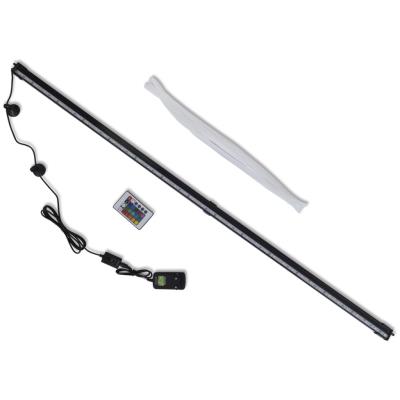 vidaXL Lampe submersible à bulles et DEL RVB pour aquarium 107 cm