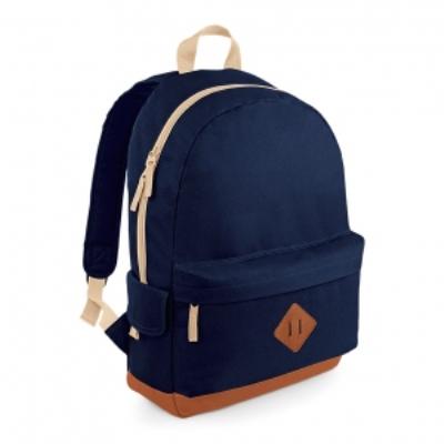 Sac à dos loisirs style rétro Heritage Backpack - BG825 - bleu marine