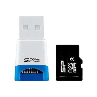 SILICON POWER - flashgeheugenkaart - 4 GB - microSDHC