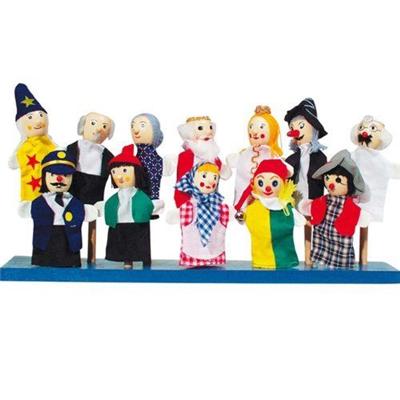 Goki - Set de 12 marionnettes à doigts