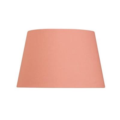 oaks lighting abat-jour tambour en coton rose pâle 25,4 cm