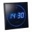 Horloge digitale murale avec 60 LED - Radiopilotée - Bleu_0