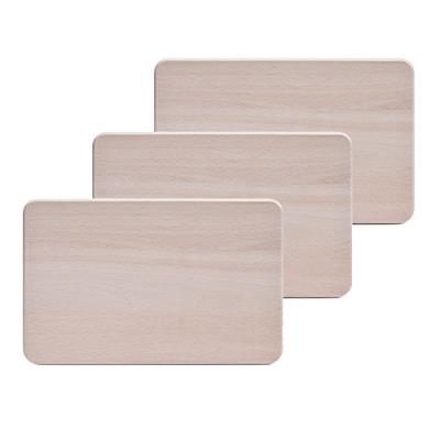 Zeller 22004 planche à découper le pain bois de hêtre 3 pièces 22 x 14 x 1 cm