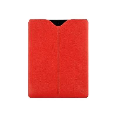 Beyzacases Zero - Beschermhoes voor tablet - echt leer - rood - voor Apple iPad (3de generatie)