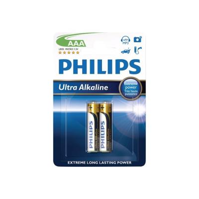 Philips ExtremeLife LR03E2B - Batterie 2 x AAA - Alcaline