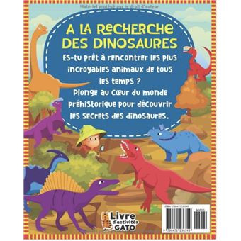 Cherche et Trouve Géant : Animaux, Dinosaures et Fantaisie ! Livre
