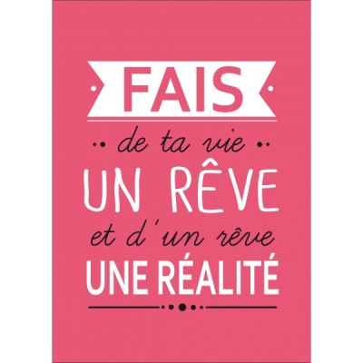 Carte postale typo réalité - kiub