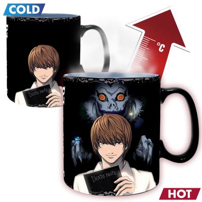 ABYstyle- Death Note - Mug Heat Change - 460 ML - Kira & L