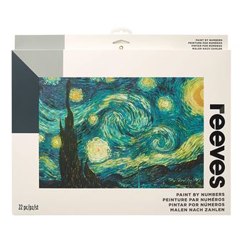 Reeves Peinture Par Numeros Taille 22 X 30 Cm Motif Zebre