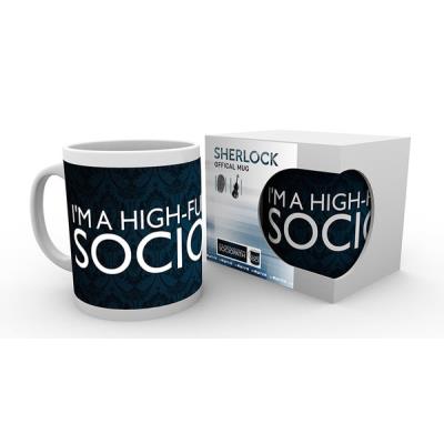 GB eye, Sherlock, Sociopath, Mug