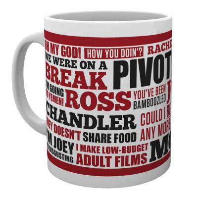 GB eye, Friends, Quotes, Mug