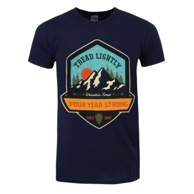 Four Year Strong T-Shirt Survivor Homme Bleu Sous Licence Officielle