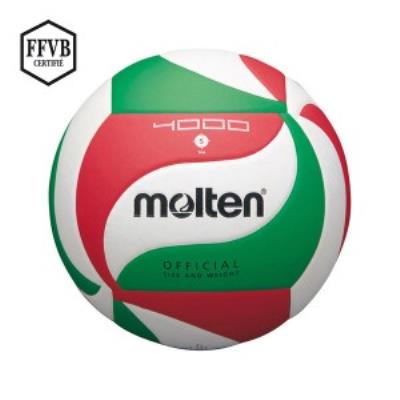 Molten v5m4000 ballon de volley-ball blanc vert rouge taille 5