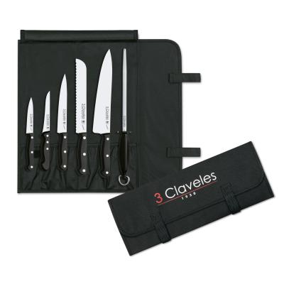 Trousse du chef 5 couteaux + 1 fusil 3 Claveles