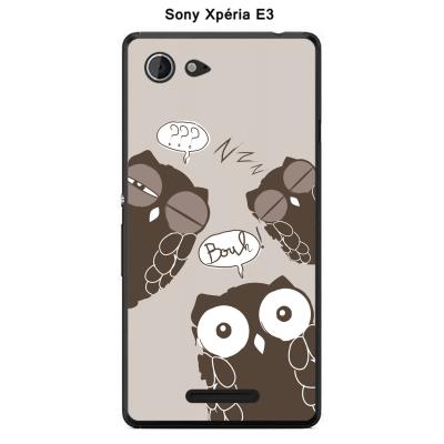 Coque Sony Xpéria E3 - Hiboux-2