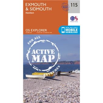 Os Explorer Map Active (115) Exmouth And Sidmouth (Os Explorer Active ...