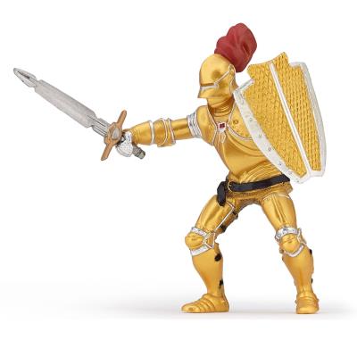 Figurine chevalier or en armure papo