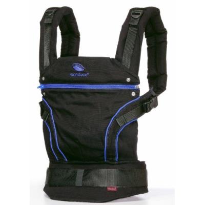 Manduca porte-bébé - blackline - noir et bleu