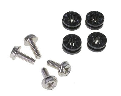 Vis Antivibration pour Disque Dur - 4 Pieces - Noir