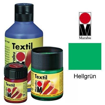 Marabu-textil : peinture pour tissus clairs 15ml pot : clair vert mr171639062