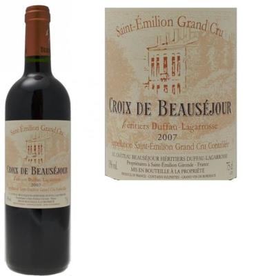 Croix de beausejour st emilion gd cru 2007 x1