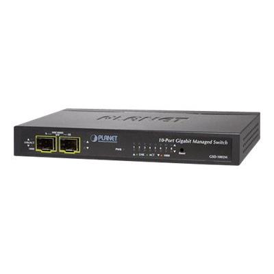 PLANET GSD-1002M - switch - 8 poorten - Beheerd