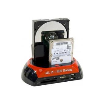 11€49 sur Station d'accueil pour disque dur SATA/IDE - USB/eSATA + Lecteur  de carte - Accessoires disque dur - Achat & prix