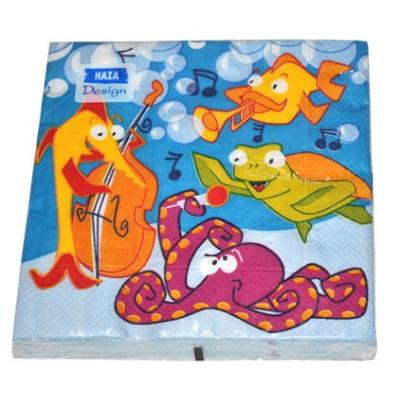 Serviettes Aqua x20