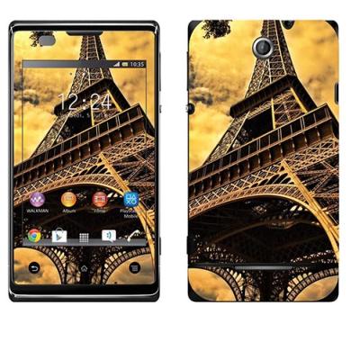 SKIN STICKERS POUR SONY XPERIA E (STICKER : TOUR EIFFEL)