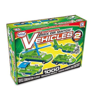 Popular Playthings - 58133 - Fiche Jeu - Mix Or Match - Véhicule 2 - Multicolore