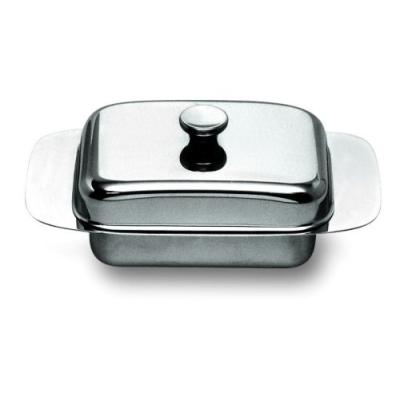 alessi 137 beurrier en acier inoxydable 1810 brillant