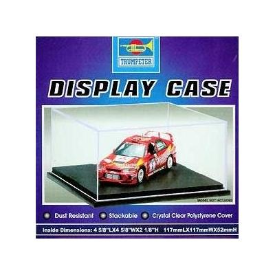 PRÉSENTOIR VITRINE POUR MAQUETTE - PLASTIQUE 117 X 117 X 52 MM