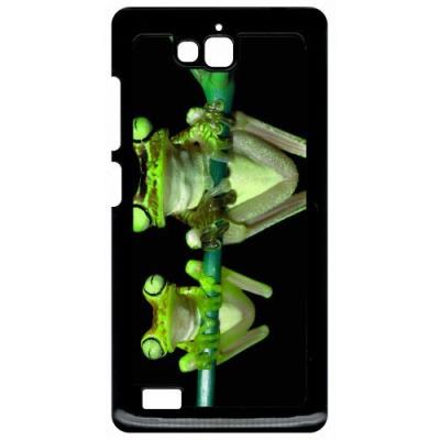 Coque huawei honor 3c et 3c 4g deux grenouilles vertes suspendues