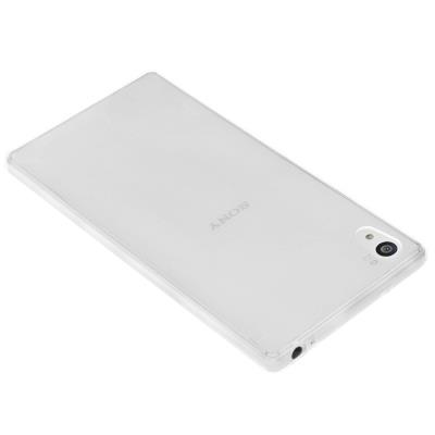 Coque Sony Xperia Z5 Coque souple Silicone Gel coin renforcée - Transparente