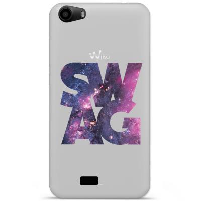 Coque en silicone imprimée compatible Wiko Lenny 2 Swag Space